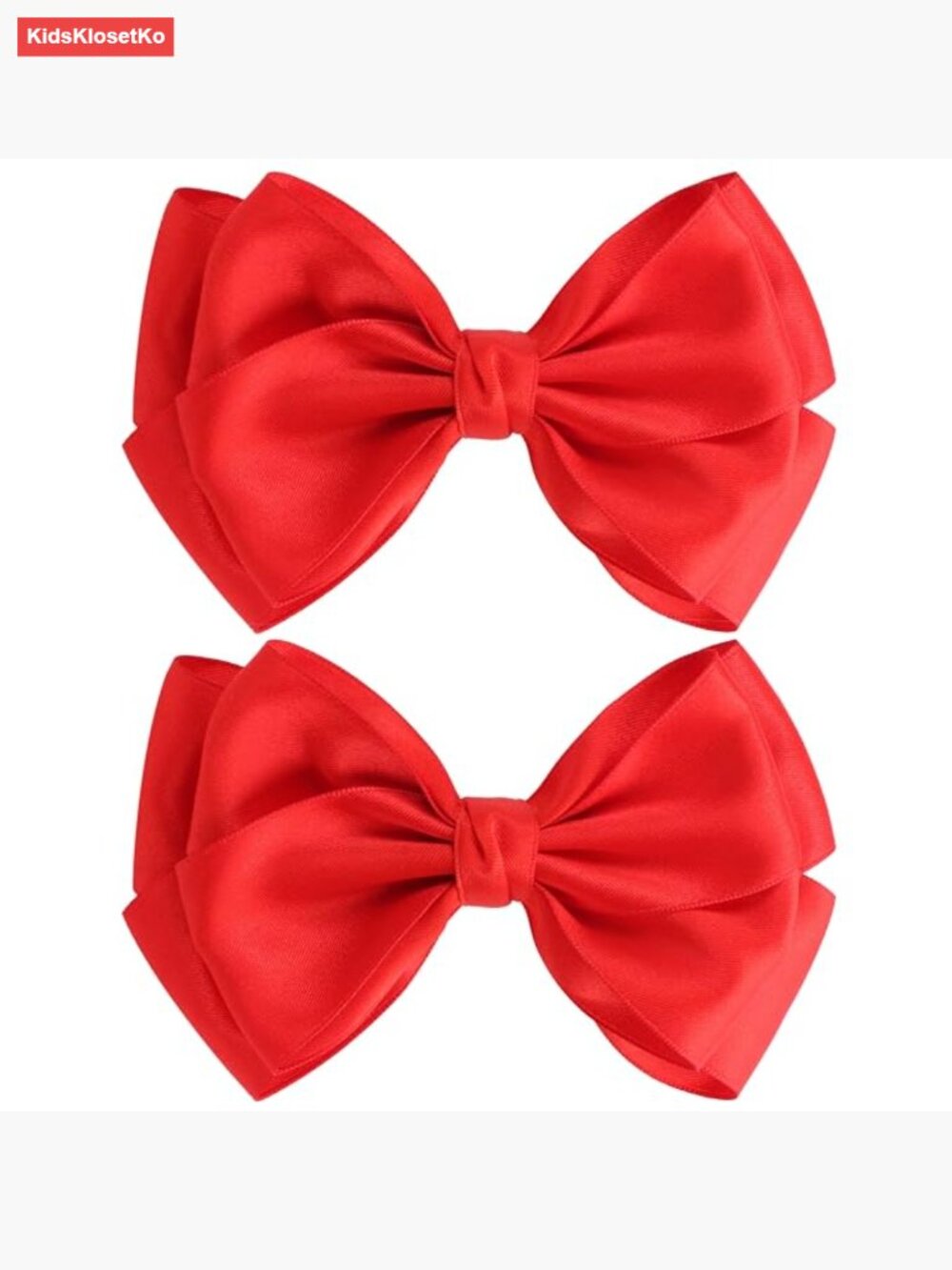 Large 6 inch Hair Bows Alligator Clips for Girls Women 2 Pcs